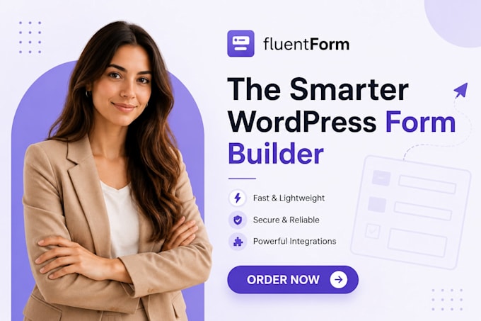 build wordpress form, fluent forms, fluent crm, fluent community and fluent smtp
