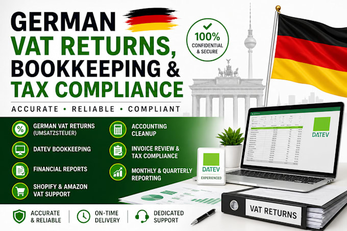 do german vat returns, bookkeeping and tax compliance