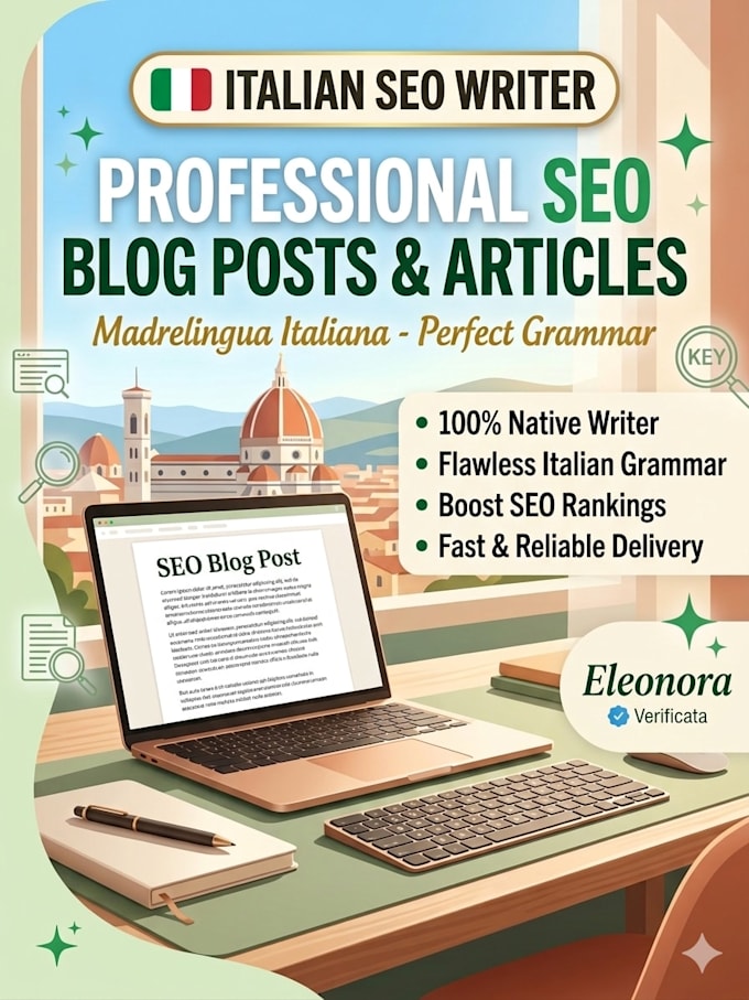 write high quality SEO blog posts and articles in italian