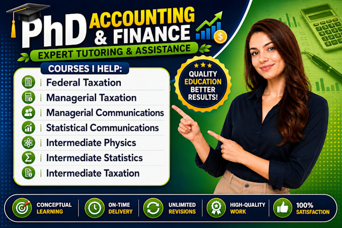 do federal taxation managerial statistical communications intermediate physics