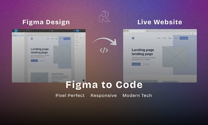convert figma to code using modern frontend frameworks