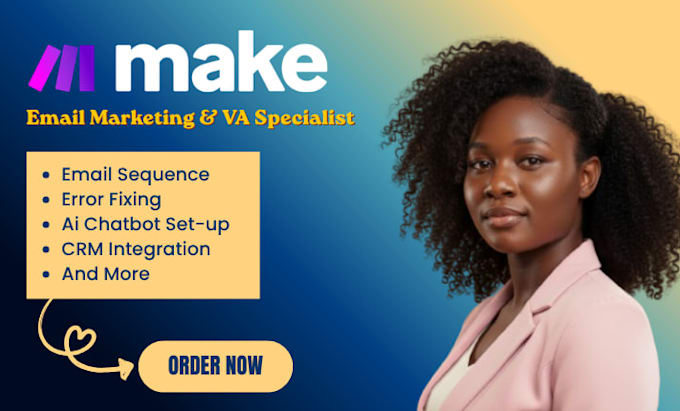 fix make com, made com, setup make com automation, make expert
