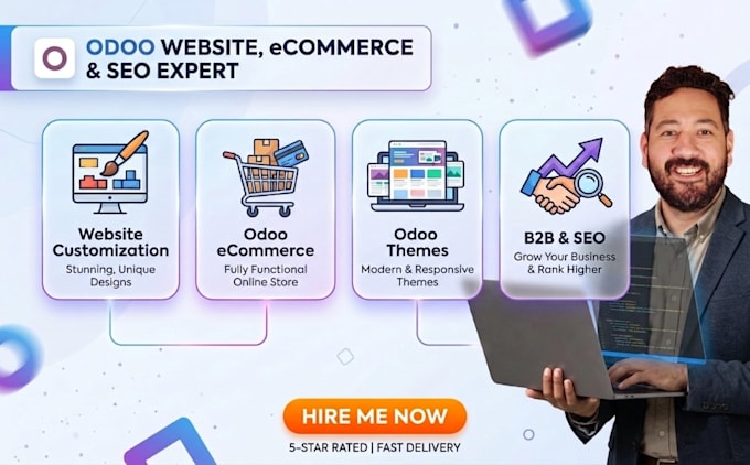 install odoo website customization, odoo ecommerce, odoo theme, modules and b2b