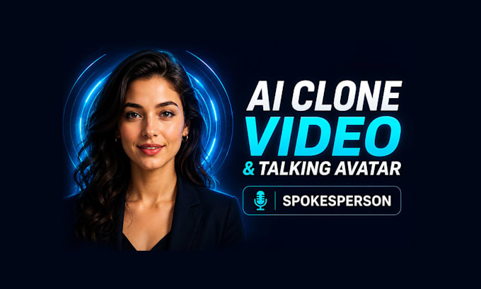 generate your custom ai clone video and talking avatar spokesperson