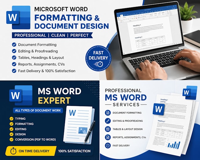 high quality, clean and modern documents design