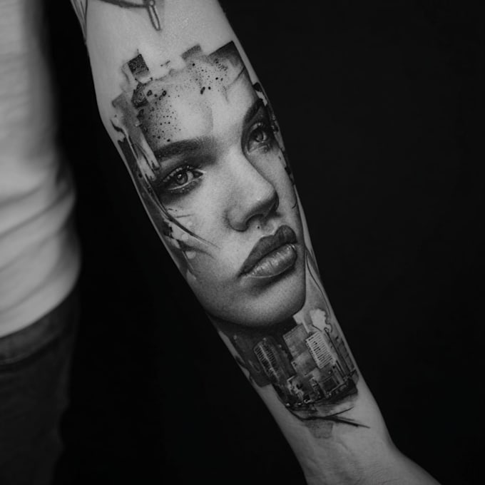 create custom and realism tattoo design