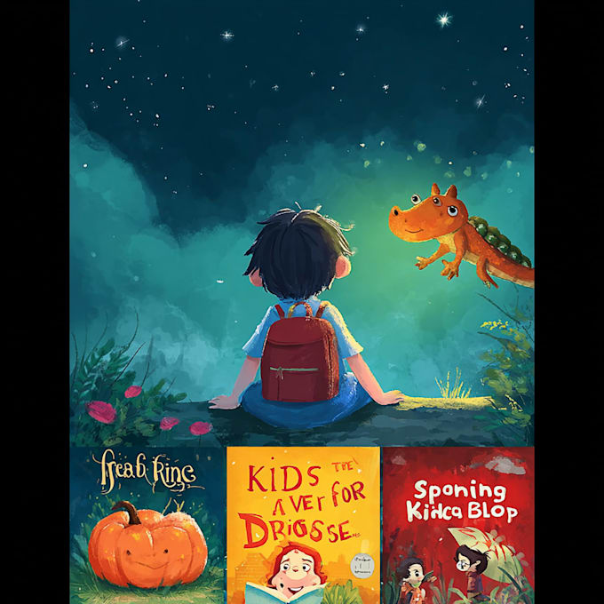 create enchanting childrens book covers that parents