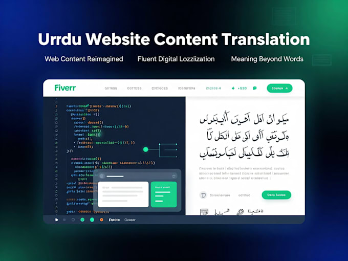 urdu website content translation