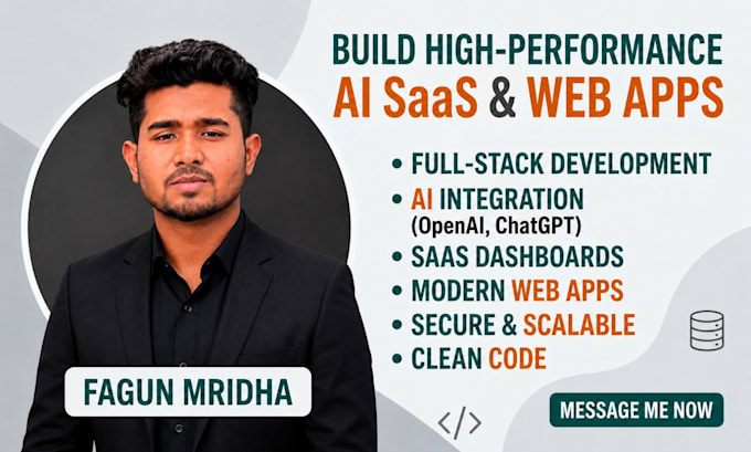 build an ai powered full stack nextjs web app or saas