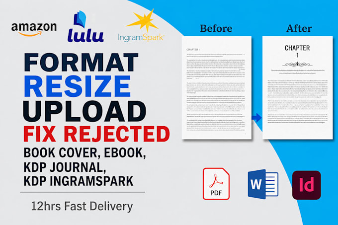 book formatting, kindle ebook formatting, paperback formatting, kdp formatting