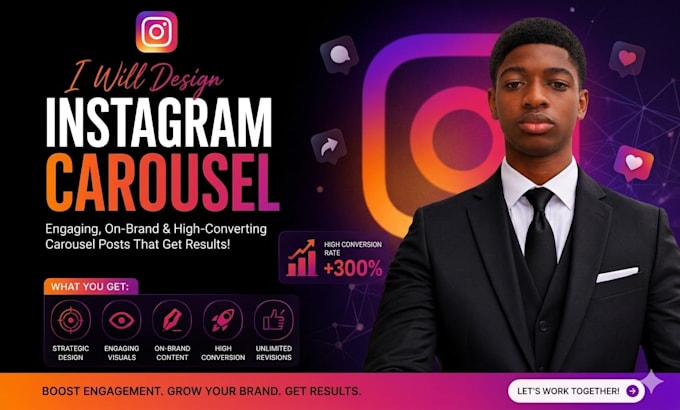 design social media posts, instagram post, and carousel design