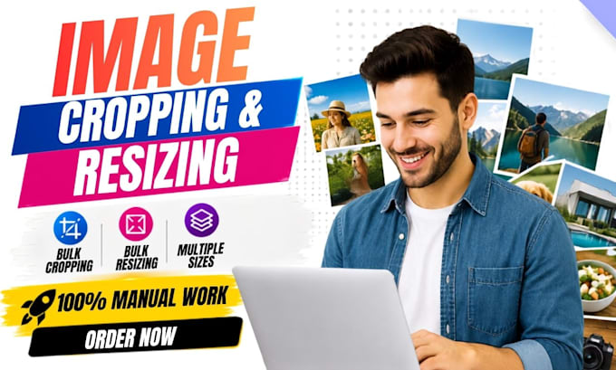 do bulk image cropping and resizing