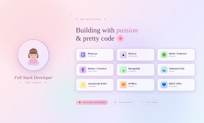 build a modern react or next js web app for your business