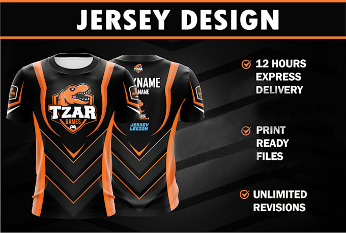 do custom jersey design or sublimation design