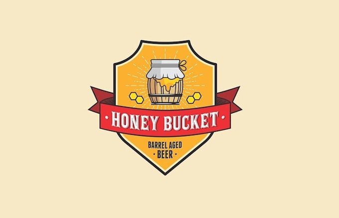 design unique honey bucket logo