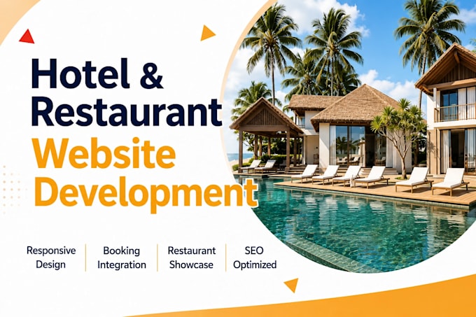 design a modern custom PHP website for hotels and restaurant