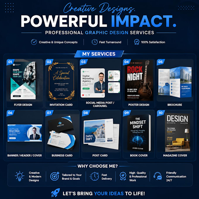design flyer, greeting card or product flyer in 12 hours