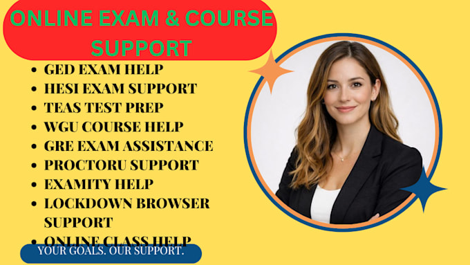 help with wgu, hesi, teas, sophia, straighterline, proctoru, lockdown, praxis