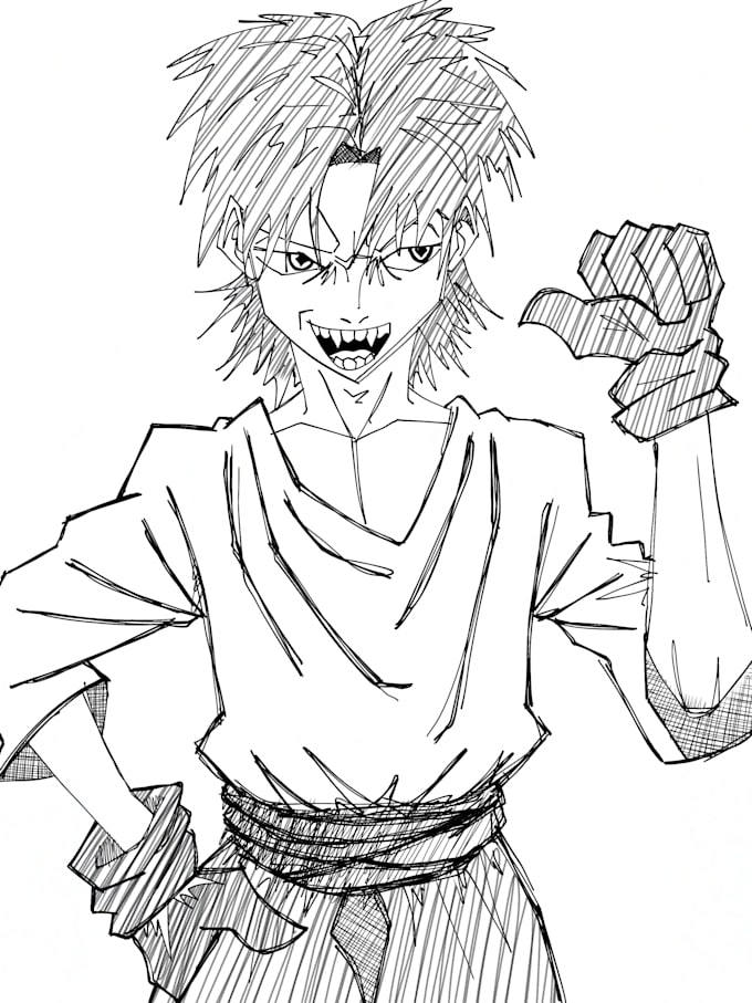 draw anything in a rough sketch