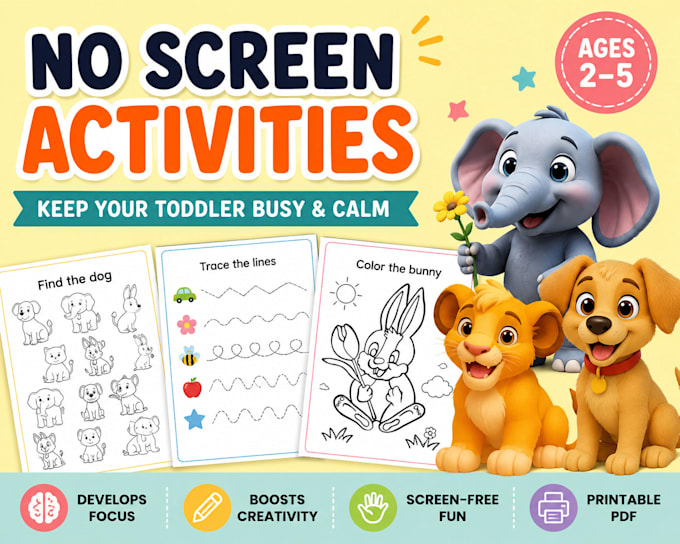 design preschool printable worksheets for kids ages 3 to 6