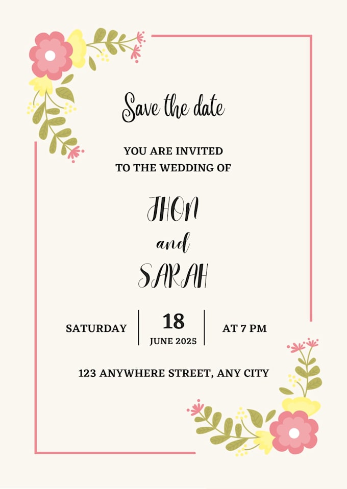 create stunning invitation card designs for any occasion