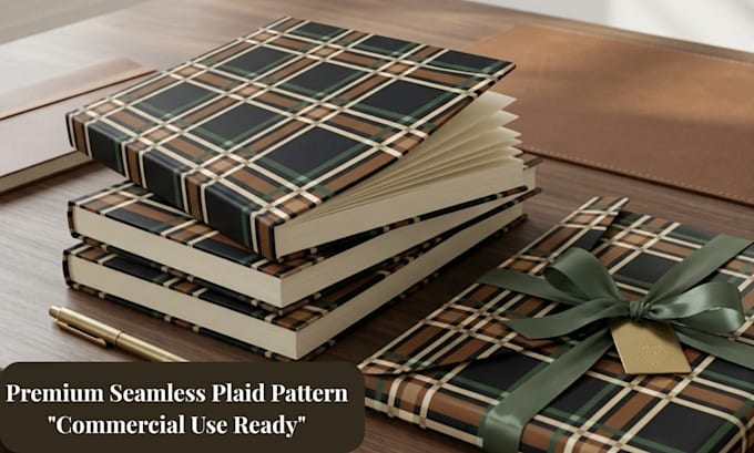 design seamless plaid and tartan patterns for your brand