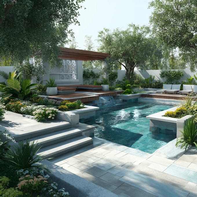 do landscape design, garden design, backyard, swimming