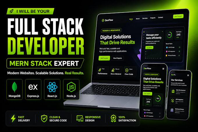 develop a full stack mern web app with react frontend backend ai development