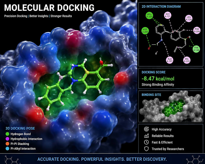 perform molecular docking with detailed analysis