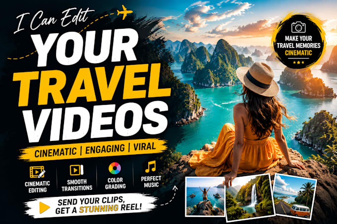 a travel video reels