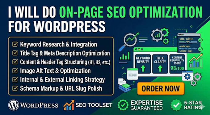 do on page SEO optimization for wordpress website