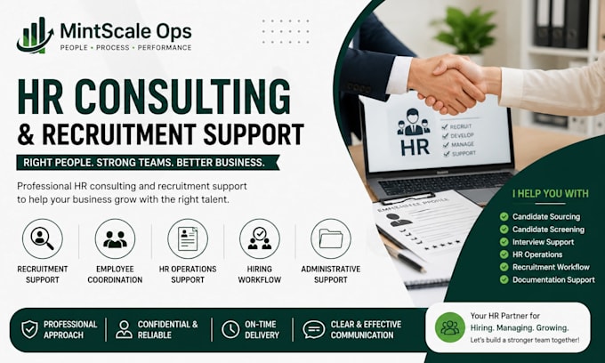provide HR consulting and recruitment support services