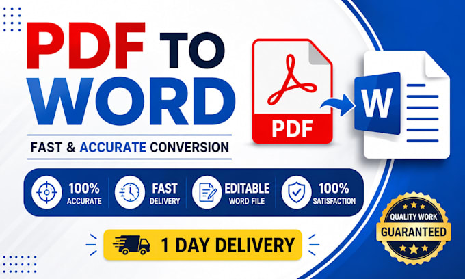 convert PDF to word accurately and quickly