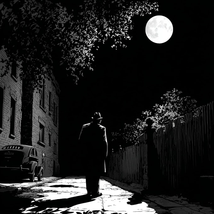do noir, horror and dark comic book art and illustrations