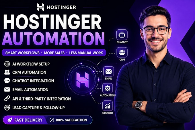 setup hostinger automation website n8n workflow ai chatbot and integrations