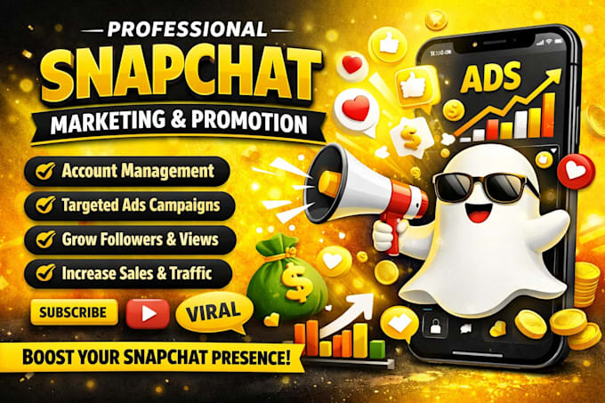 do professional snapchat marketing and promotion