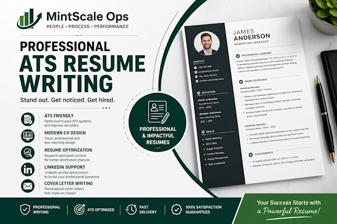 create professional ats friendly resumes and cvs