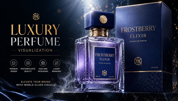 transform your perfume product design into a luxury brand