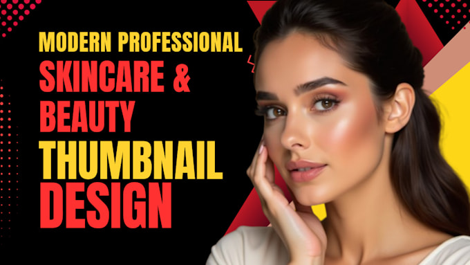 design aesthetic skincare and beauty youtube thumbnails