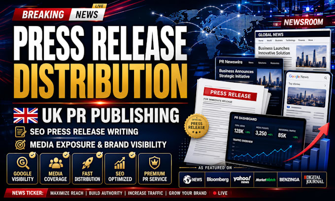do press release distribution writing press release publish press release UK pr