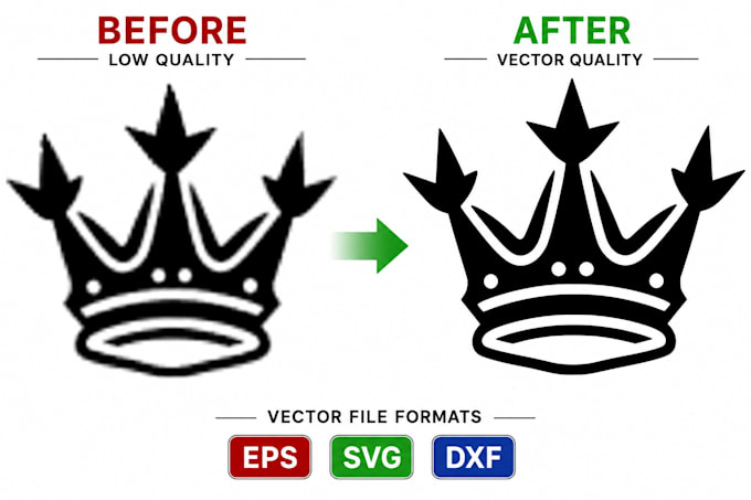 do vectorize logo manual vector tracing using pen tool in eps, svg, dfx file