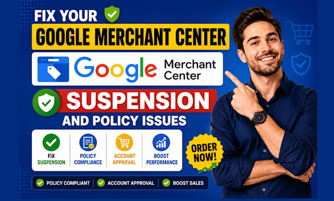 fix google merchant center suspension and policy issues