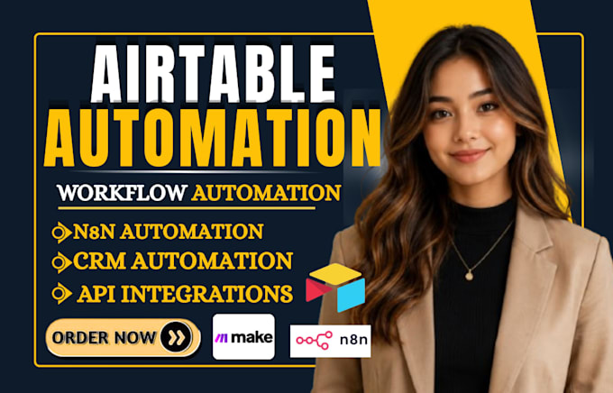 create airtable automation dashboards crm workflow using ai n8n api integration
