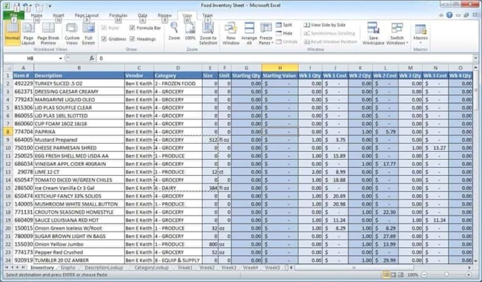 convert PDF to excel and perform data entry