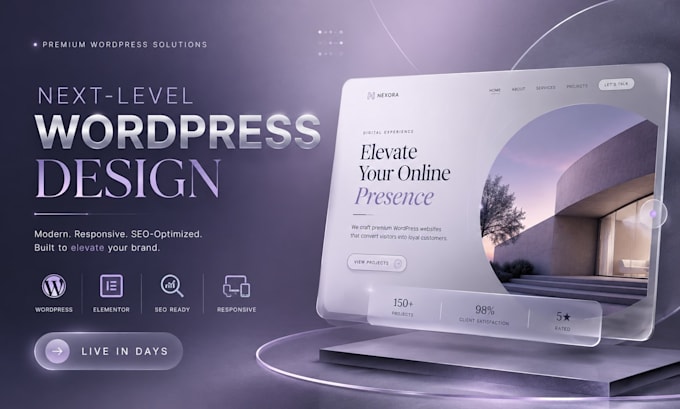 wordpress website designer, elementor landing page specialist