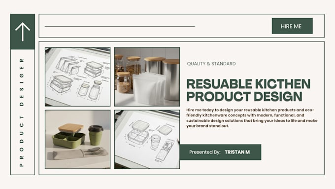 design reusable kitchen product and eco friendly kitchenware concept