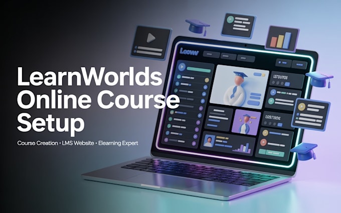 set up learnworlds course elearning education course learnworlds online course