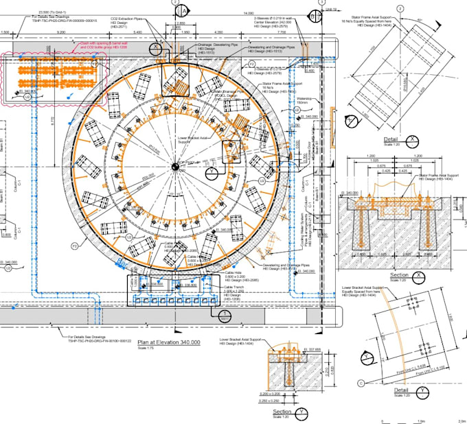 draft precise 2d floor plans and technical drawings