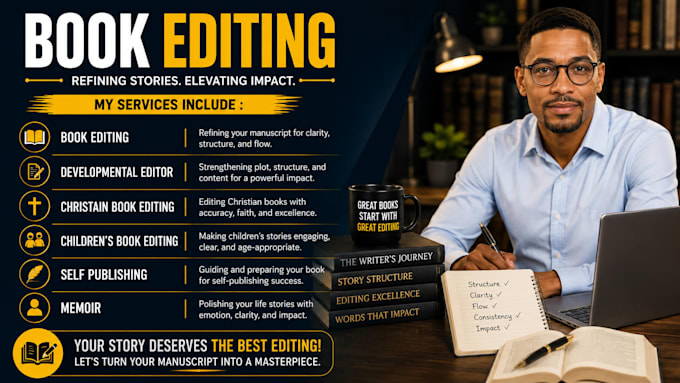 be developmental book editor, christian book editor, proofread christian novel