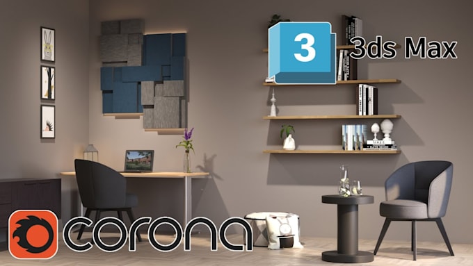 do 3d interior and exterior rendering with 3ds max and corona